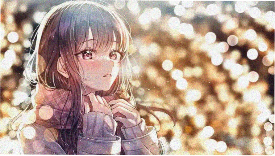 动漫铅笔画起稿示范：铅笔在素描纸上勾出人物肩线与头部十字线